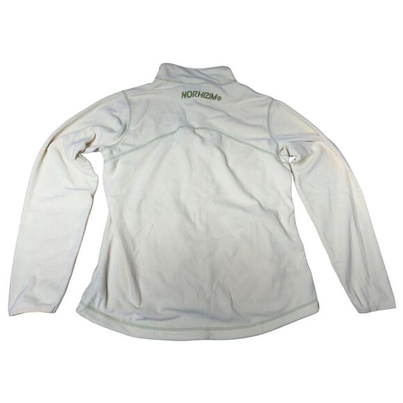 Norheim Womens 2XL Beige Full Zip Fleece Jacket Polyester Adjustable Hem - Picture 2 of 6